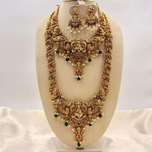 Gold Antique Haram Set
