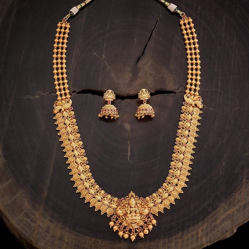 Gold Kasu Mala Necklace