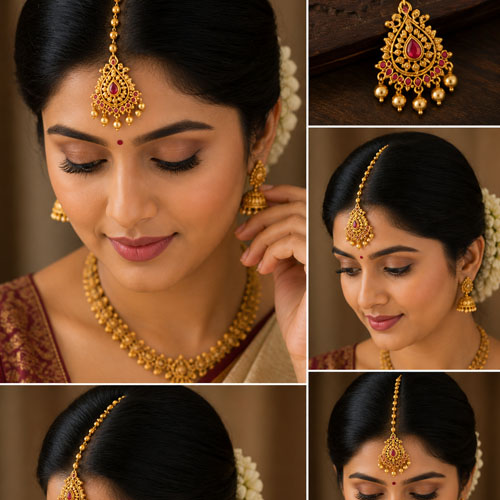 Gold Maang Tikka