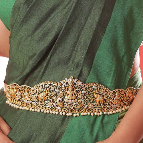 Gold Oddiyanam Waist Belt