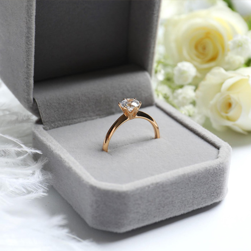 Gold Engagement Ring